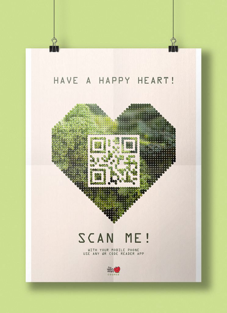 Happy Pear Happy Heart Poster