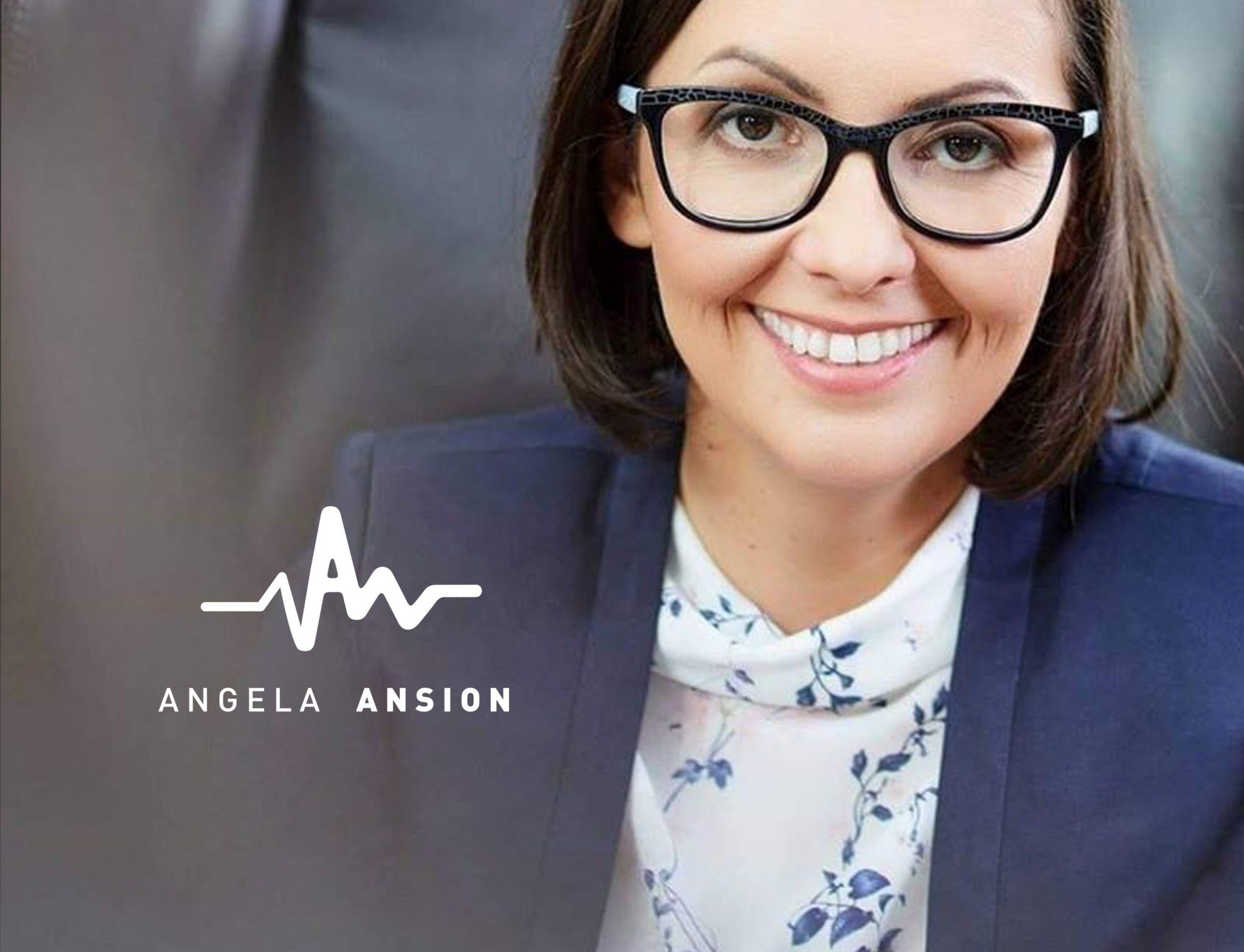 Angela Ansion photo with logo
