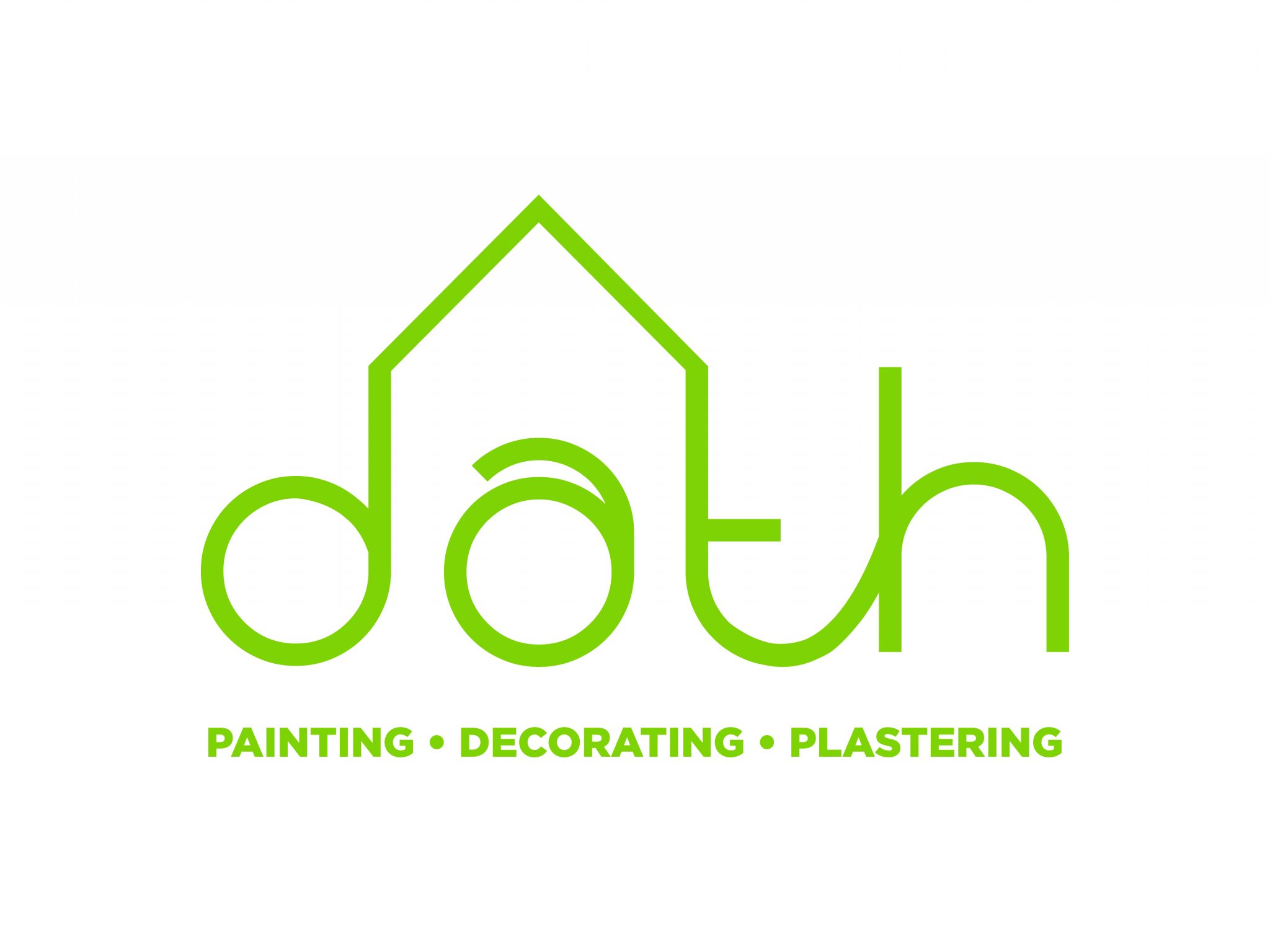 Dath logo with tagline green