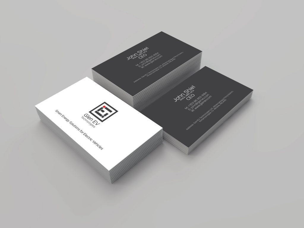GlenEV Business Cards design