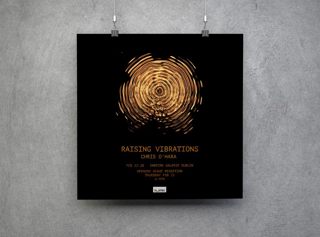 Raising Vibrations - Art Exhibition Poster