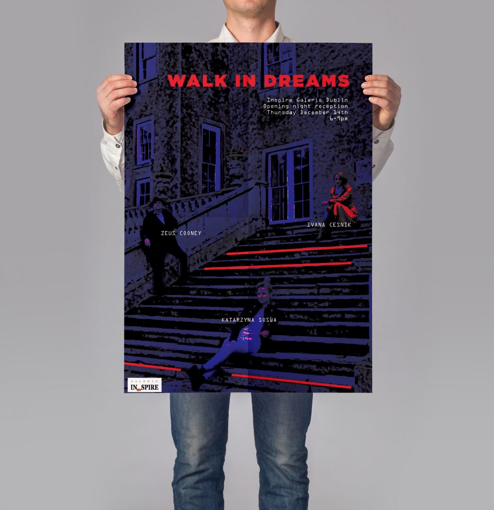 Walk In Dreams - Art Exhibition Poster